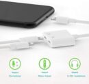 2-in-1 for Lightning Adapter For iPhone 7 8 Plus 10 X