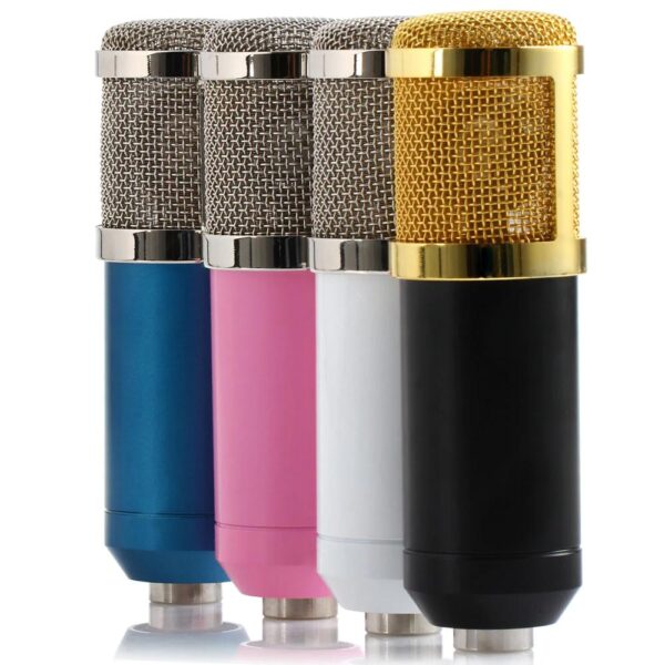 BM-800 Condenser Sound Recording Microphone with Shock Mount for Radio Braodcasting - Image 30
