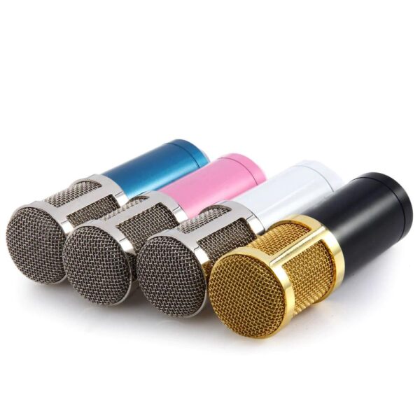 BM-800 Condenser Sound Recording Microphone with Shock Mount for Radio Braodcasting - Image 3