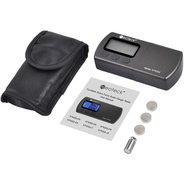 Digital Turntable Stylus Force Scale Gauge 0.01g/5.00g Blue LCD Backlight for Tonearm Phono Cartridge - Image 7